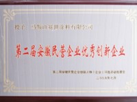 第二届安徽民营企业优秀创新企业